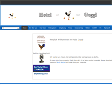 Tablet Screenshot of hotelgoggl.de
